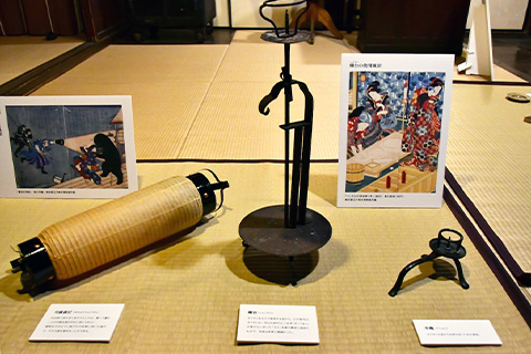 昔のあかり展示