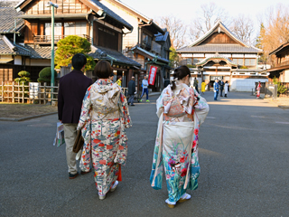 成人の日はたてもの園へ