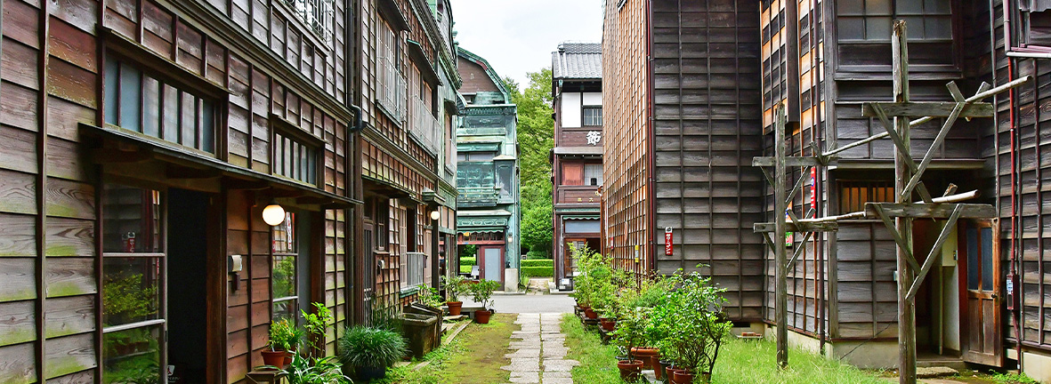 下町の路地裏