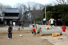 園内ですごす子ども達