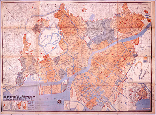 帝都大震火災系統地図